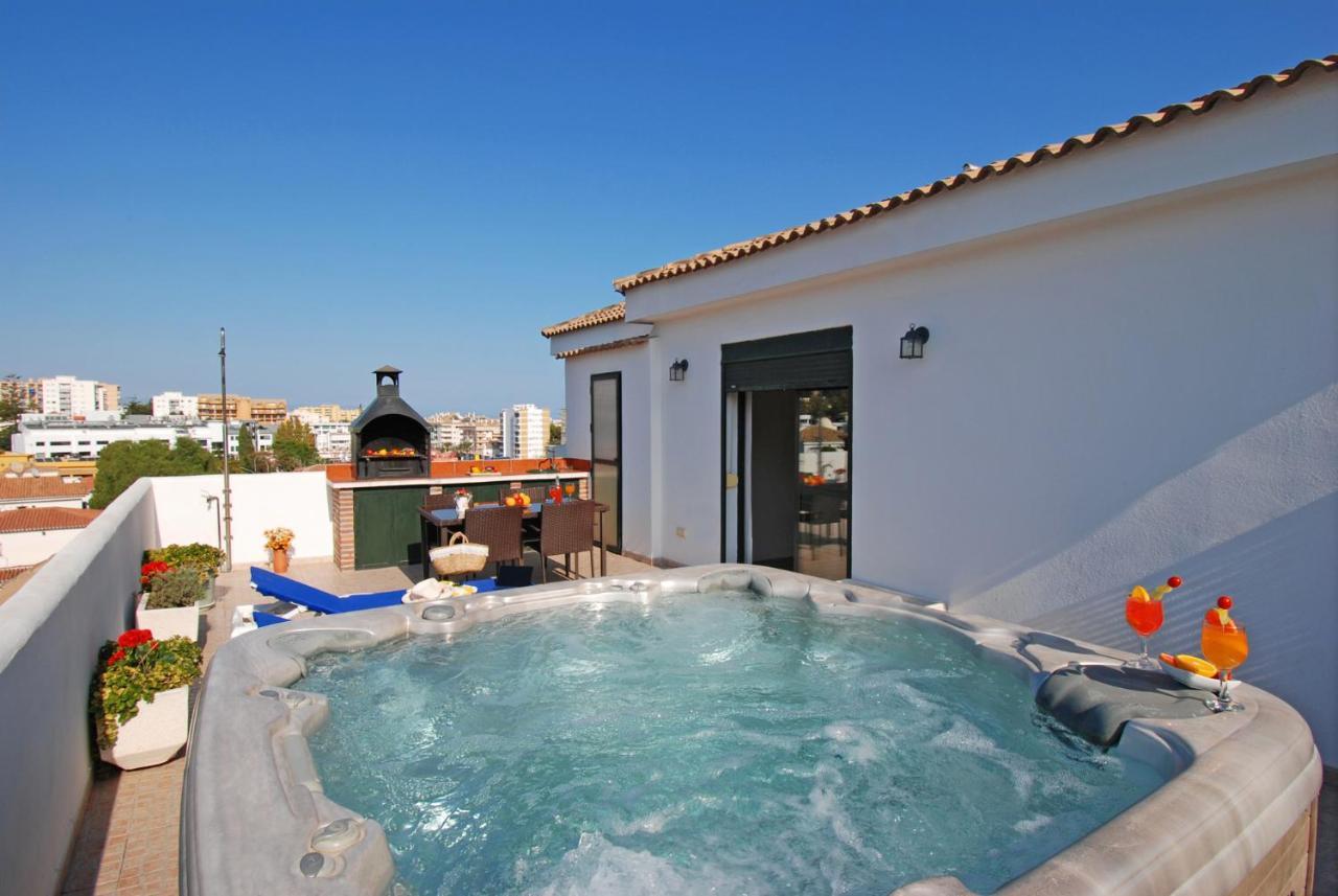 Isla De Benalmadena 1, Jacuzzi, 80M From The Sea, Ac, Bbq, Private Parking, Big Terrace Apartment Exterior photo